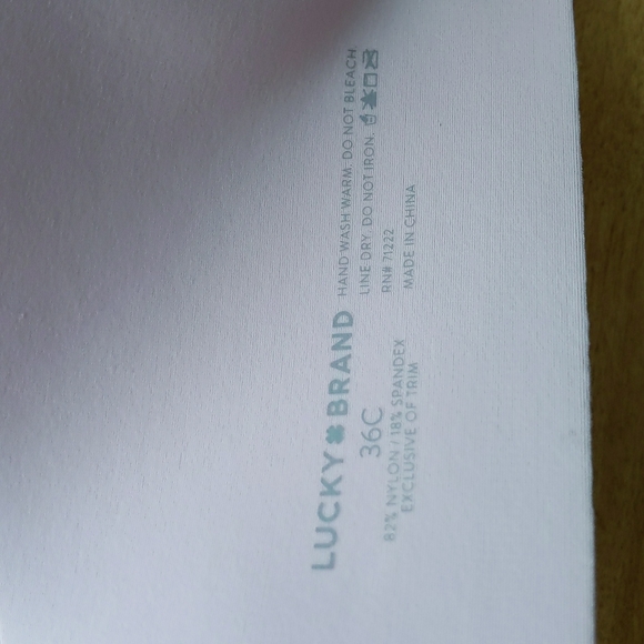 NWOT Lucky Brand Demi Style Underwire Padded Bra 36C Mauve Pink - Picture 2 of 14